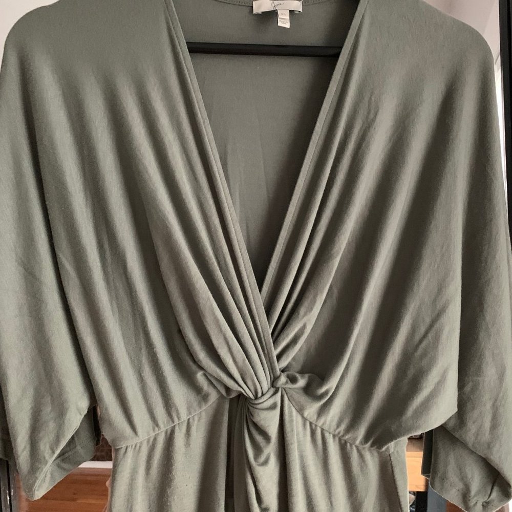 Joie Sorina Twist-Front High-Low Dress